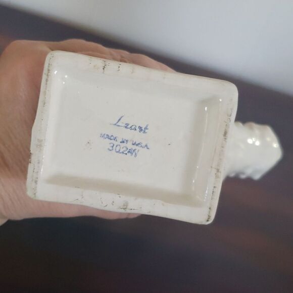 RARE Vintage Leart Five 5 Finger Bud Vase with Grapes Design 302W - Picture 7 of 9